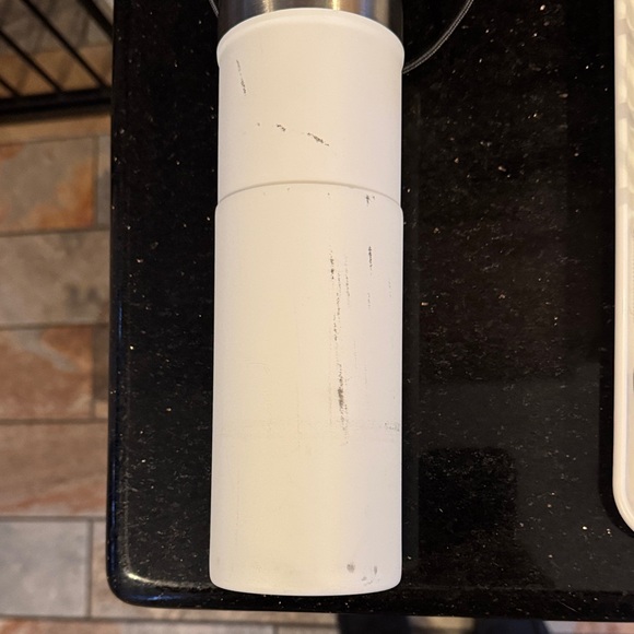 Stanley White and Black Travel Mug - Picture 3 of 4